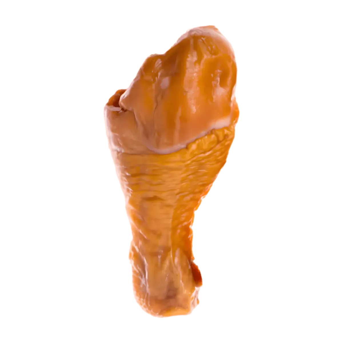 Pilons de poulet fumés entiers, surgelés, à la peau dorée, parfaits pour plats rapides et savoureux. Fumée naturelle pour un goût authentique.